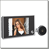 Дверной видеоглазок iHome S52 с дисплеем 3,5" и камерой 1mp в виде обычного глазка